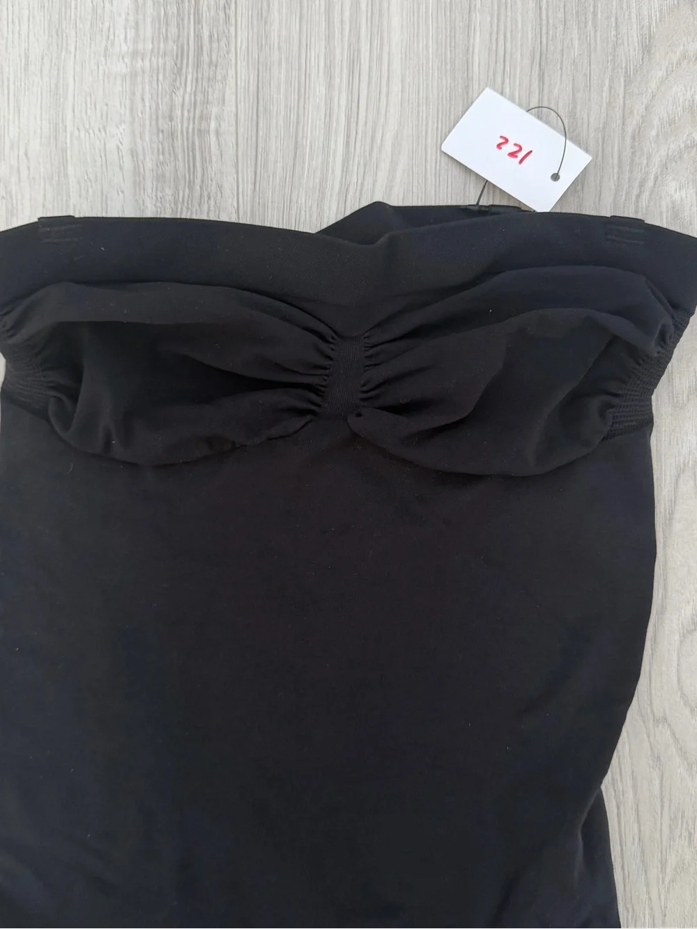 SKIMS Seamless Sculpt Strapless Shortie Bodysuit 2XL Onyx